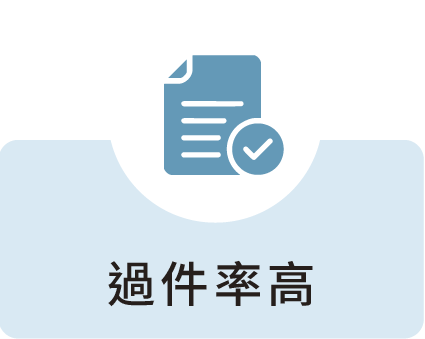 過件率高